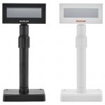 La BCD-2000 es una pantalla LCD tradicional de información para el cliente neumática y giratoria tremendamente fiable - Blanco y Negro.