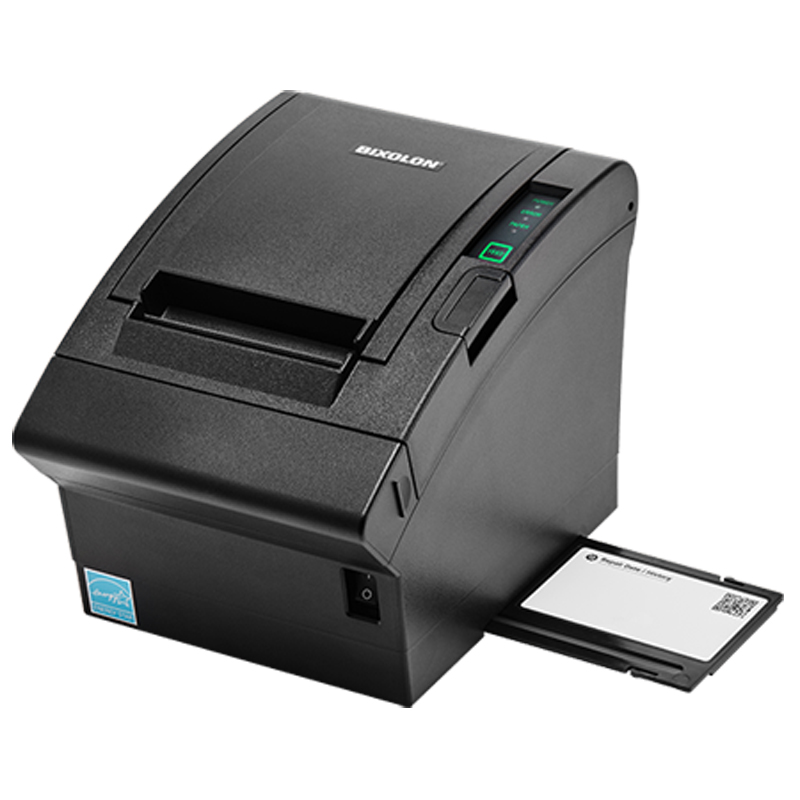 Impresora POS térmica directa SRP-380 de BIXOLON fija una serie de criterios nuevos con respecto a la fiabilidad y la durabilidad de las impresoras - Negro.