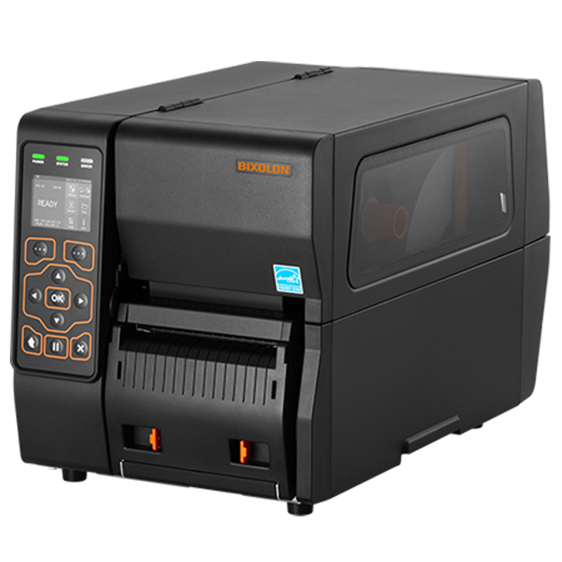 La XT3-40 es una impresora industrial de etiquetas.