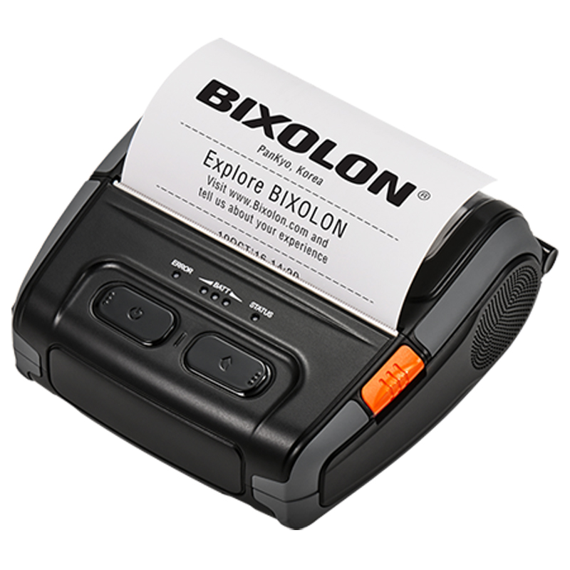 BIXOLON SPP-R410 Portable Printer - Compact and resistant - for 4″ portable tickets and labels - an improved optimization for various sectors - Receipt
