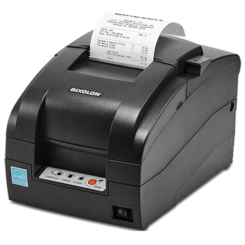 BIXOLON SRP-275III POS Printer - Easy paper loading - 3” - and a simple, ergonomic design, has the option of manual cutting or automatic cutting - Receipt