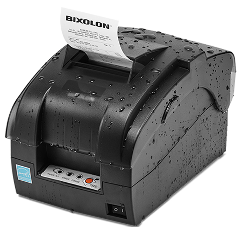 BIXOLON SRP-275III POS Printer - Easy paper loading - 3” - and a simple, ergonomic design, has the option of manual cutting or automatic cutting - Splash cover receipt
