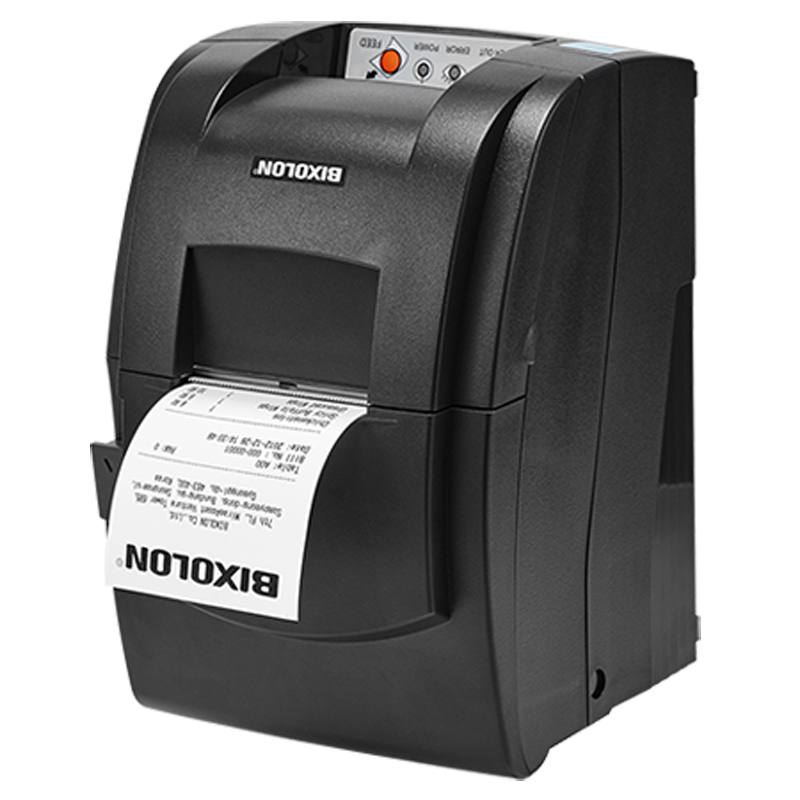 BIXOLON SRP-275III POS Printer - Easy paper loading - 3” - and a simple, ergonomic design, has the option of manual cutting or automatic cutting - Vertical