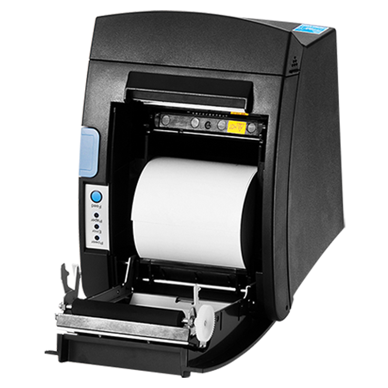 BIXOLON SRP-350III POS Printer: is a highly reliable and market leading 3” direct thermal printer. It is suitable for various applications in shops - Wall mount cover open