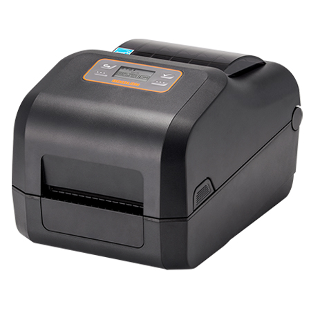 BIXOLON XD5-40t is a 4″ (118mm) direct thermal transfer desktop label printer, featuring a rugged, compact design