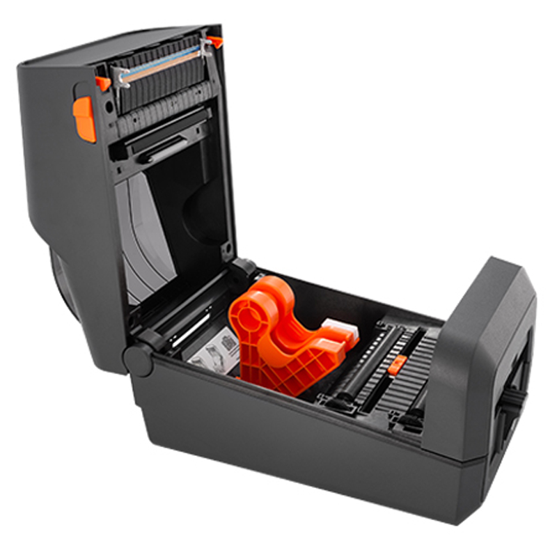 BIXOLON XL5-40 is a 4″ (114mm) desktop direct thermal label printer with an ergonomic clamshell design - Open