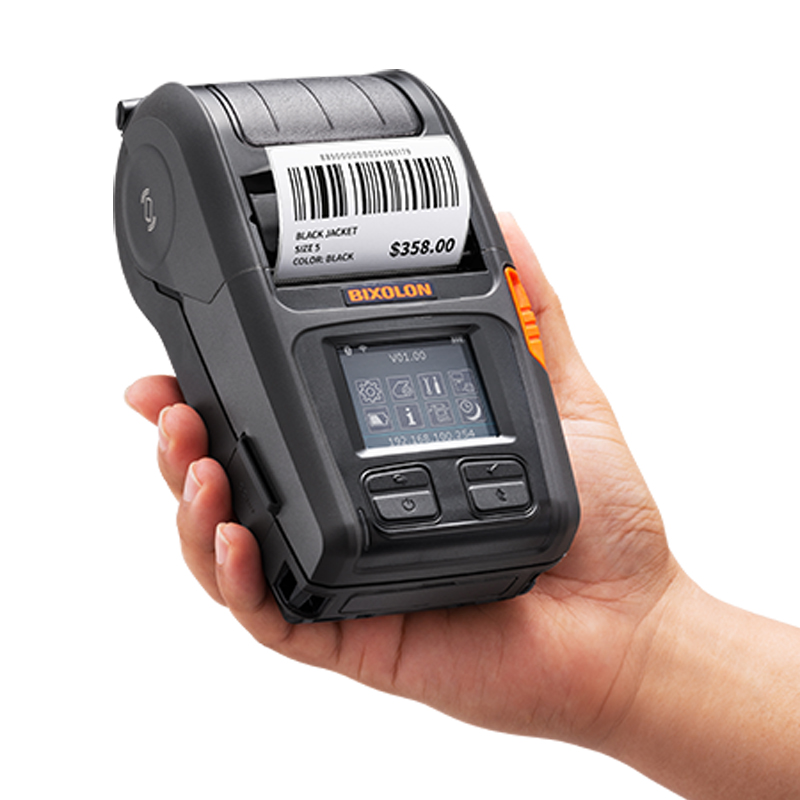 BIXOLON XM7-20 Mobile Printer - Compact, yet rugged - A premium quality portable Auto-ID label printer with or without liner - Receipt
