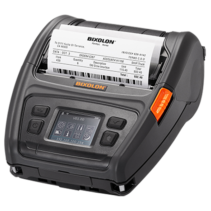 BIXOLON XM7-40 Mobile Printer - Powerful and Rugged - A Premium Quality Mobile Label Printer with or without Auto-ID Liner - Receipt