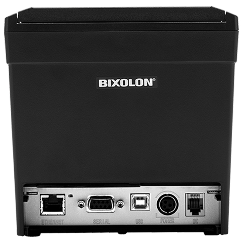 BIXOLON SRP-330II POS-Drucker – Langlebig und kostengünstig – ein hochwertiger, funktionsreicher, sparsamer 3-Zoll-Thermodirekt-POS-Drucker - Rückseite - Schnittstelle