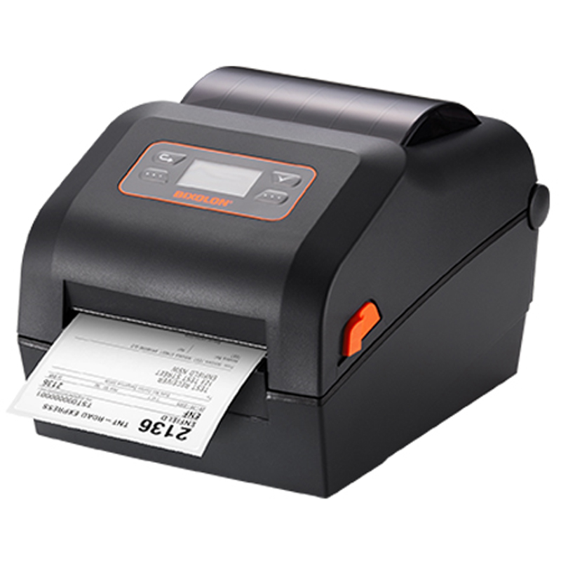 BIXOLON XD5-40d – ist ein 4″ (118 mm) Thermodirektdrucker für Etiketten und Barcodes mit kompaktem Design und umfangreichen Softwarefunktionen