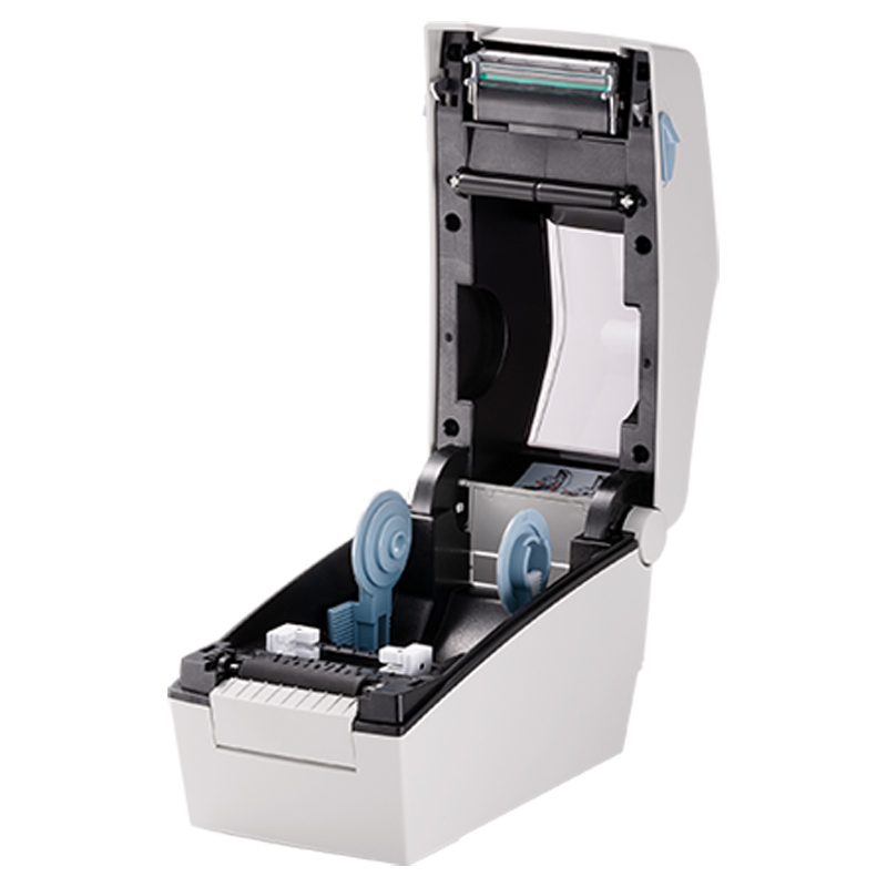 BIXOLON SLP-DX220 Etikettendrucker – Schlankes Profil und hohe Leistung – Der 2-Zoll-Thermodirekt-Barcode- und Etikettendrucker – Offen